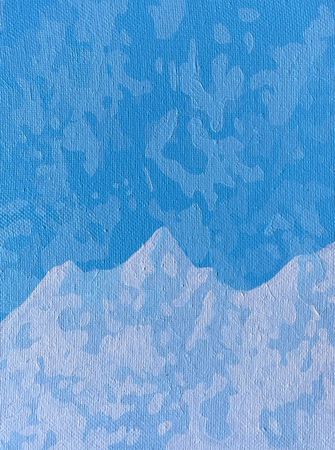 Виктория Никулочкина (Картина, живопись - 
                  15 x 20 см) Saas-Fee