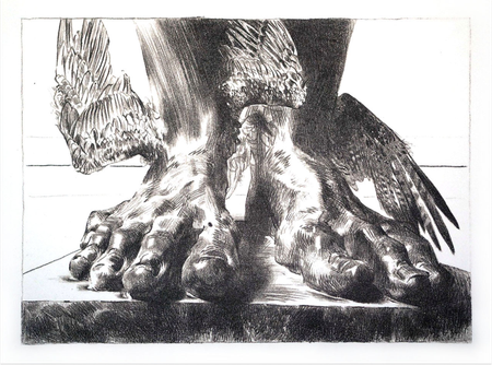 Александр Коряшкин (Графика печатная - 
                  40 x 30 см) Щиколотокрыл