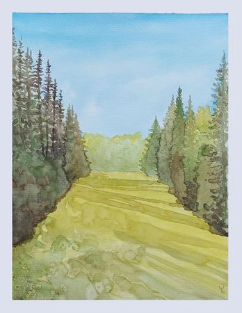 Оливия Лем (Авторская графика - 
                  28 x 38 см) Ораниенбаум