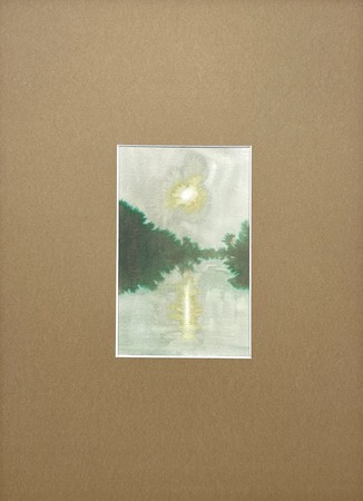 Анастасия Попова (Авторская графика - 
                  30 x 40 см) Туманный полдень