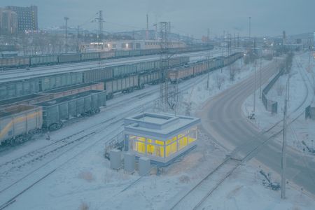 Анастасия Дубровина (Фотография - 
                  40 x 60 см) Я езжу по стране I