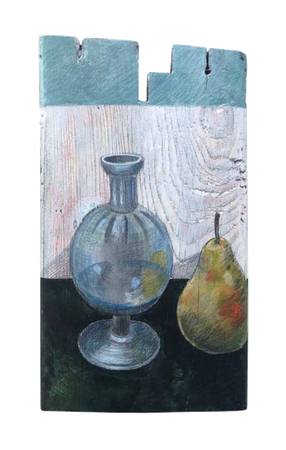 Сергей Андриевич (Картина, живопись - 
                  21.5 x 31 см) Вазочка из Гарлема