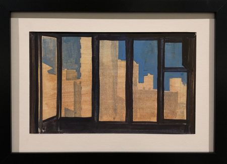 Ирина Зюськина (Авторская графика - 
                  30 x 20 см) Window I