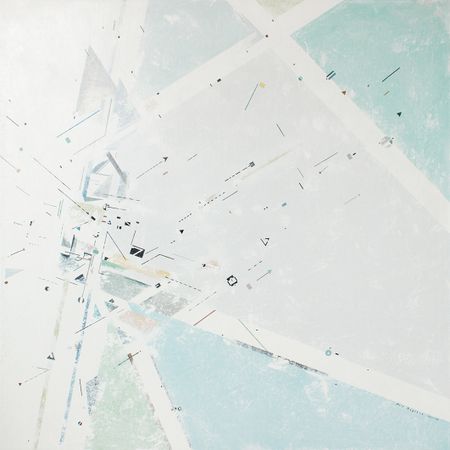 Ася Багаева (Картина, живопись - 
                  100 x 100 см) Перемещение