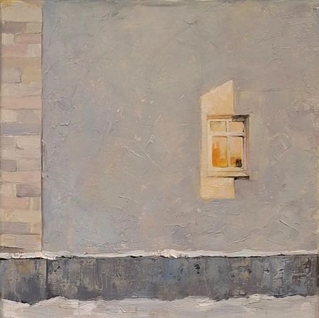 Анна Феллер (Картина, живопись - 
                  30 x 30 см) ОКНА