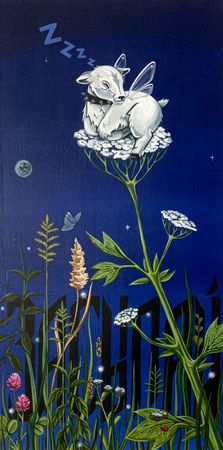 СВЕТ-ЛАНА (Картина, живопись - 
                  30 x 60 см) Засыпай