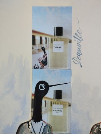 Наталья Лотарева (Авторская графика - 
                  36 x 51 см) Маршруты CHANEL (2)