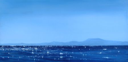 Никита Лобачёв (Картина, живопись - 
                  110 x 50 см) У моря синего