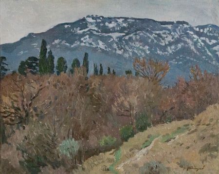 Николай Водолазский (Картина, живопись - 
                  50 x 40 см) Крымские горы
