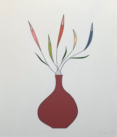 Мария Полушкина (Картина, живопись - 
                  60 x 70 см) Бутоны