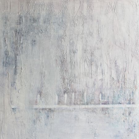 Ася Багаева (Картина, живопись - 
                  100 x 100 см) Триптих "Встреча" часть 2