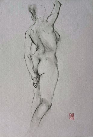 Виктория Севастьянова (Авторская графика - 
                  20 x 30 см) Ню