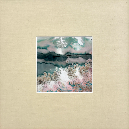 Анастасия Попова (Авторская графика - 
                  40 x 40 см) После дождя II. Кавказ