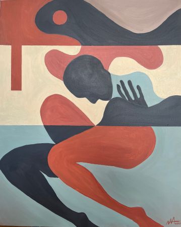 Картина, живопись Половая интеграция – Артем Листиков, 80 x 100 см, №20940  – Купить на Bizar
