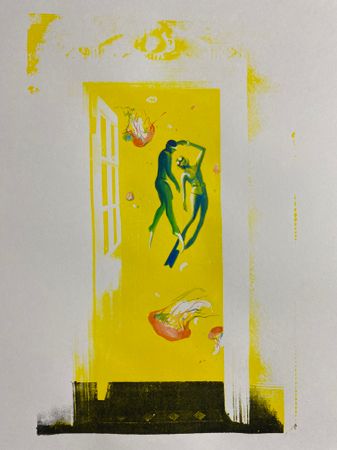 Надежда Воронцова (Графика печатная - 
                  29 x 40 см) Кислород. Сила притяжения