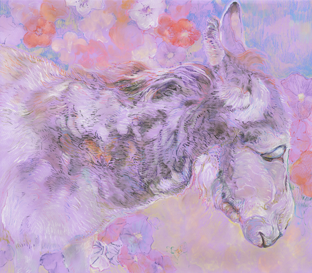 Саша Медведева (Авторская графика - 
                  50 x 44 см) Хороший сегодня день