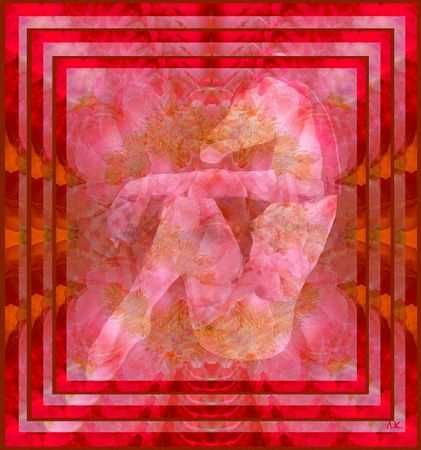 Лариса Корж (Графика цифровая (принты) - 
                  40 x 40 см) Она