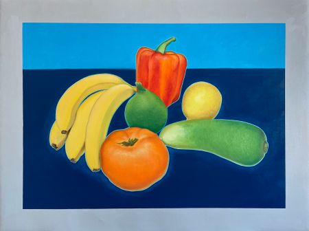 Елена Курочко (Картина, живопись - 
                  80 x 60 см) Что-то с чем-то
