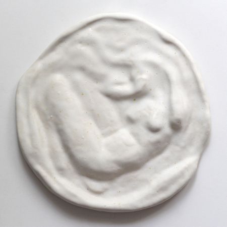 Маргарита Симонова (Скульптура - 
                  17 x 17 см) Жемчужница 8. Яичная скорлупа