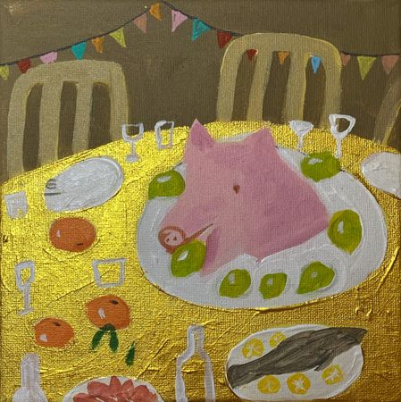 Анастасия Трапезникова (Картина, живопись - 
                  20 x 20 см) Holiday mood