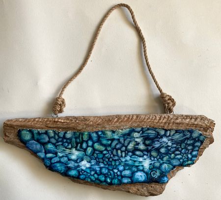 Валерия Головенкина (Объект - 
                  45 x 50 см) Turqoise Sea — SEAWOOD