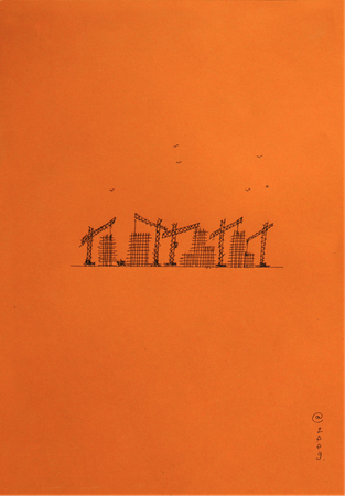 Сергей Ануфриев (Авторская графика - 
                  21 x 30 см) Из серии Silhouettes