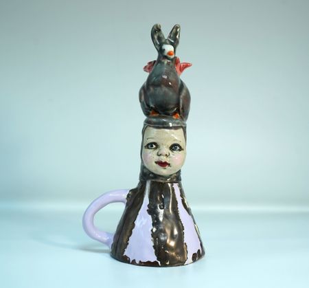 Валентина Пушкарская (Скульптура - 
                  13 x 25 см) Перевёртыш