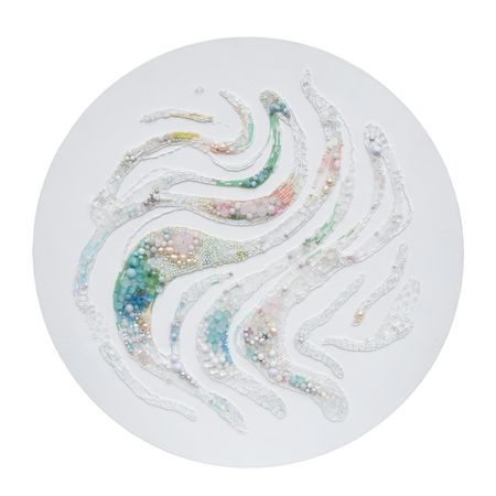 Елизавета Журавлева (Объект - 
                  50 x 50 см) Таяние льдов на Энцеладе