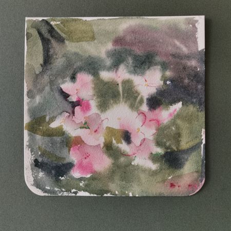 Регина Буглеева (Авторская графика - 
                  22 x 22 см) Гортензия