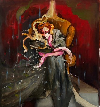 Катя Никитина (Картина, живопись - 
                  90 x 100 см) Монаршая особа