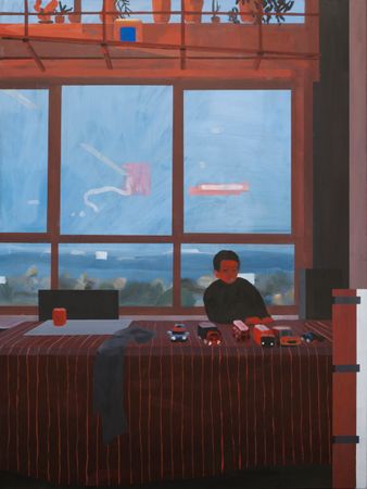 Анна Мельниченко (Картина, живопись - 
                  90 x 120 см) Вечер дома