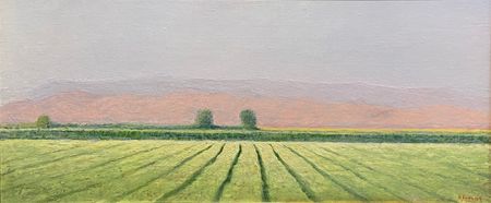 Арсений Ващенко (Картина, живопись - 
                  80 x 36 см) Пейзаж с полем