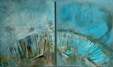 Елена Кашицына (Картина, живопись - 
                  100 x 60 см) Лагуна