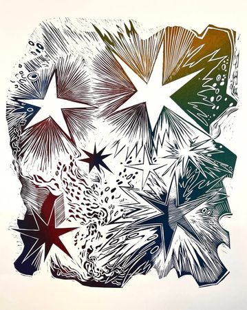 Мария Зайцева (Графика печатная - 
                  50 x 70 см) Бесконечный ресурс