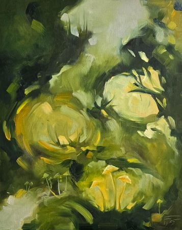Александр Буданов (Авторская графика - 
                  40 x 50 см) Грибочки 5