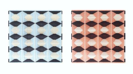 Надежда Денисова (Объект - 
                  40 x 20 см) Комбинация из двух декоративных текстильных панно