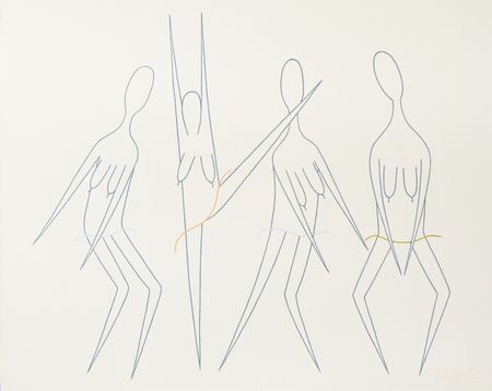 Мария Полушкина (Картина, живопись - 
                  100 x 80 см) Танцы