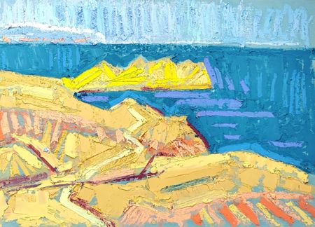 Олеся Лишаева (Авторская графика - 
                  29 x 21 см) Степной Крым