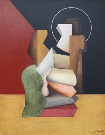 Александр Трифонов (Картина, живопись - 
                  70 x 90 см) Книга за книгой
