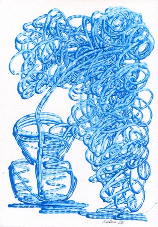 Дмитрий Кавка (Авторская графика - 
                  21 x 29 см) Натюрморт