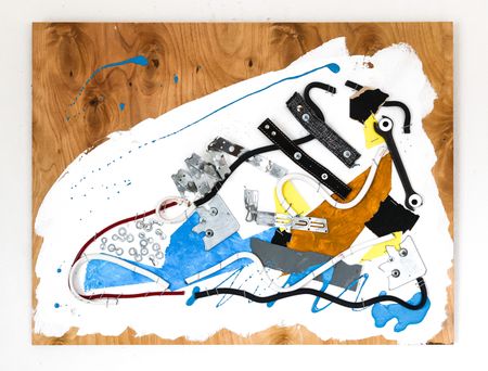Пётр Быстров (Коллаж / ассамбляж - 
                  60 x 45 см) Sneaker No. 17