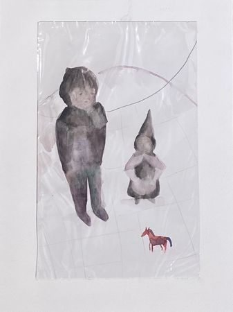 Лина Кордюченко (Авторская графика - 
                  20 x 30 см) Мы?