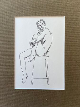 Алина Буглеева (Авторская графика - 
                  22 x 31 см) Газель