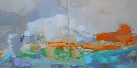 Андрей Шенгелия (Картина, живопись - 
                  100 x 50 см) Coming soon