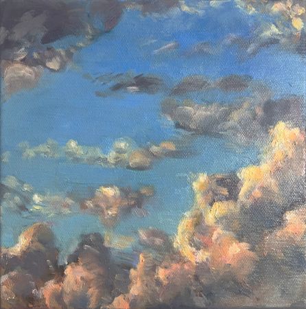Юлия Главатских (Картина, живопись - 
                  30 x 30 см) Золотой час VI