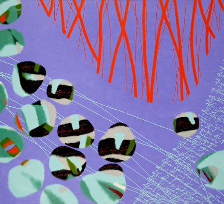 Александр Олигеров (Картина, живопись - 
                  110 x 100 см) Вишневый сад