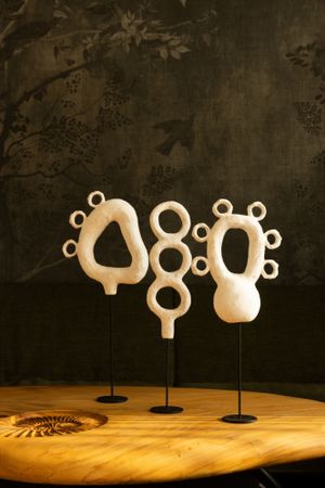 Ксения Торгашина (Скульптура - 
                  55 x 53 см) Настольные скульптуры "Кружева снега"