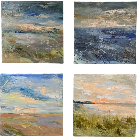 Оксана Горбунова (Картина, живопись - 
                  80 x 80 см) Закаты