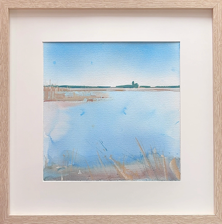 Александра Савина (Авторская графика - 
                  30 x 30 см) Богинское озеро