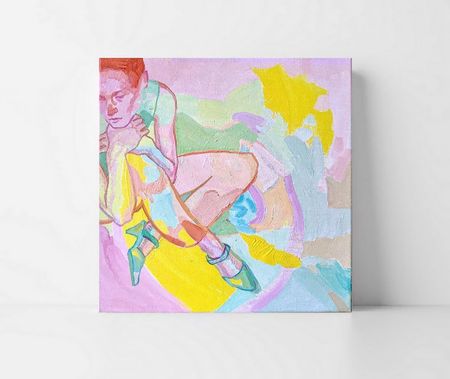 Ева Гец (Картина, живопись - 
                  30 x 30 см) Фиолетовый сон